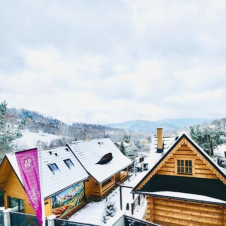 Stylowe Beskidy - Luksusowe Domki Z Saunami I Jacuzzi Apartment Mutne Exterior foto